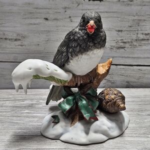 Lenox 2000 Christmas Snowbird Limited Edition Fine Porcelain Bird Figurine